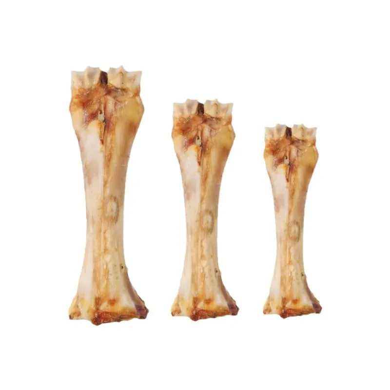Puppy molar rod dog chew in large, medium, and small sizes for teeth cleaning and calcium supplement.