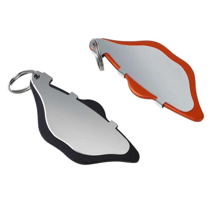 Mountain bike brake linings with scratch-proof disc in black and orange colour options