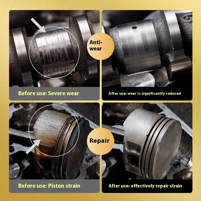 60ml engine oil anti-wear additive in white packaging for vehicle engine protection