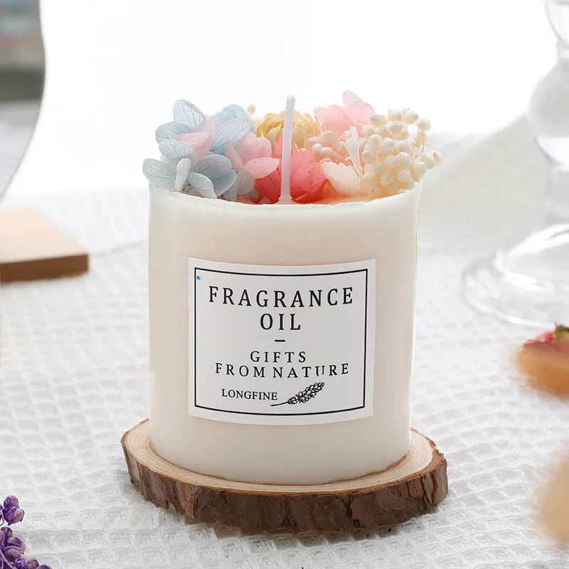 330g aromatherapy candle in choice of nine scents with optional gift packaging