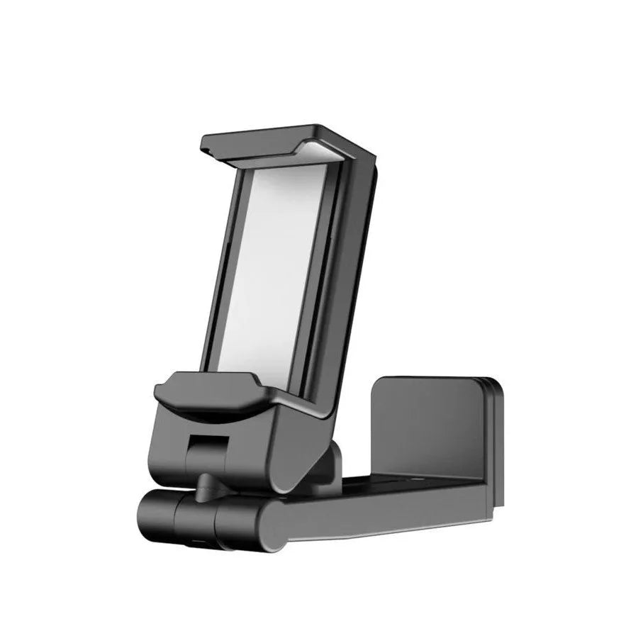 Foldable rotating phone holder in black, grey, or green colours for mobile phones
