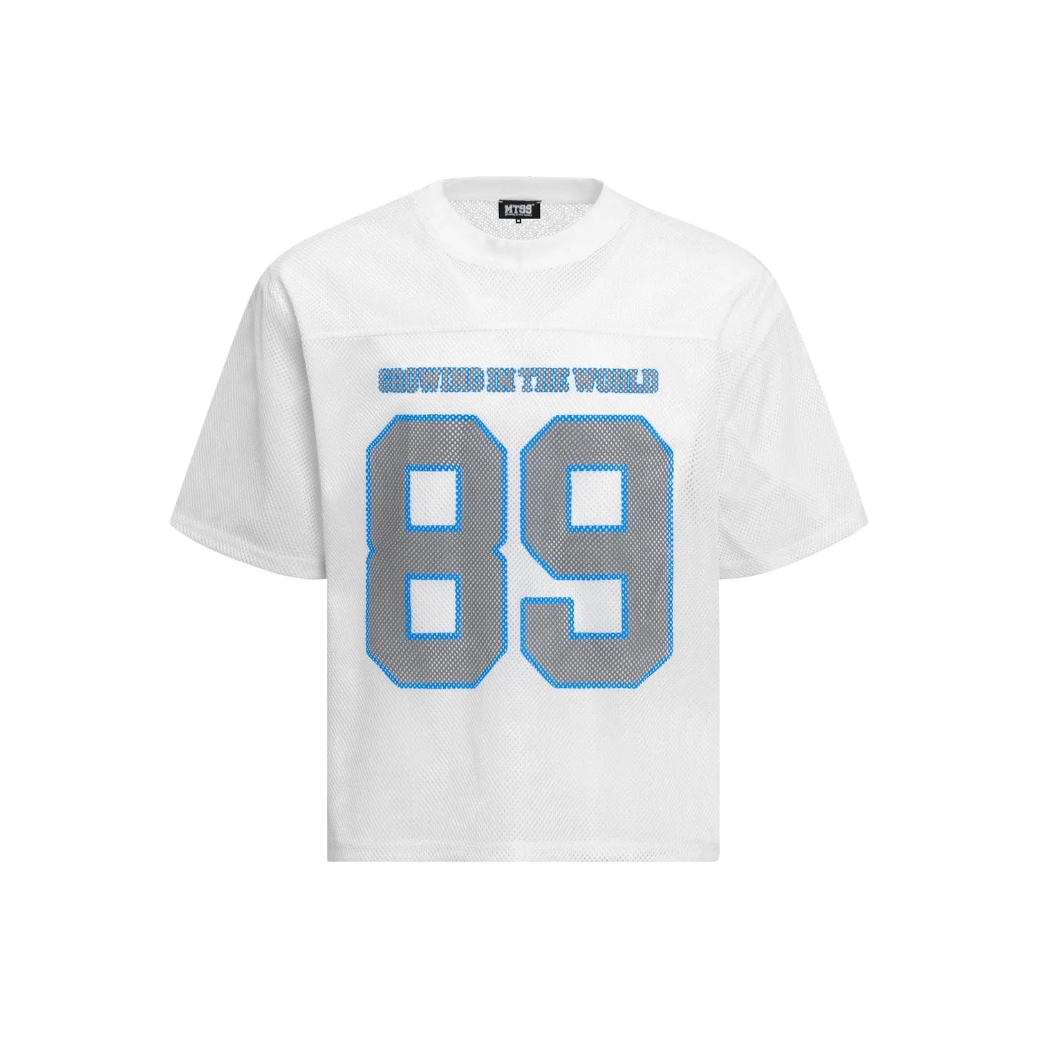 High Street loose-fitting casual T-shirt in black or white colour with regular sleeves