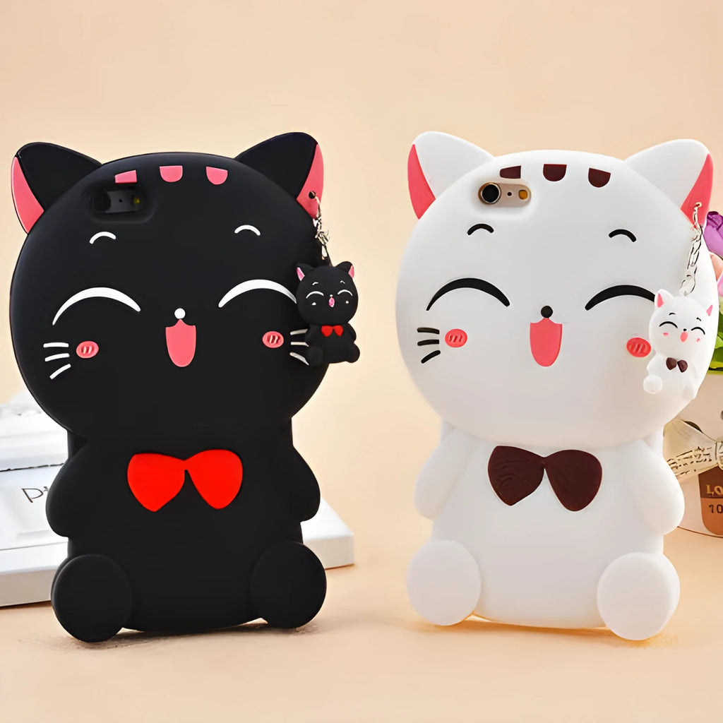 Soft silicone phone case showing edge-proof design on Samsung and iPhone models