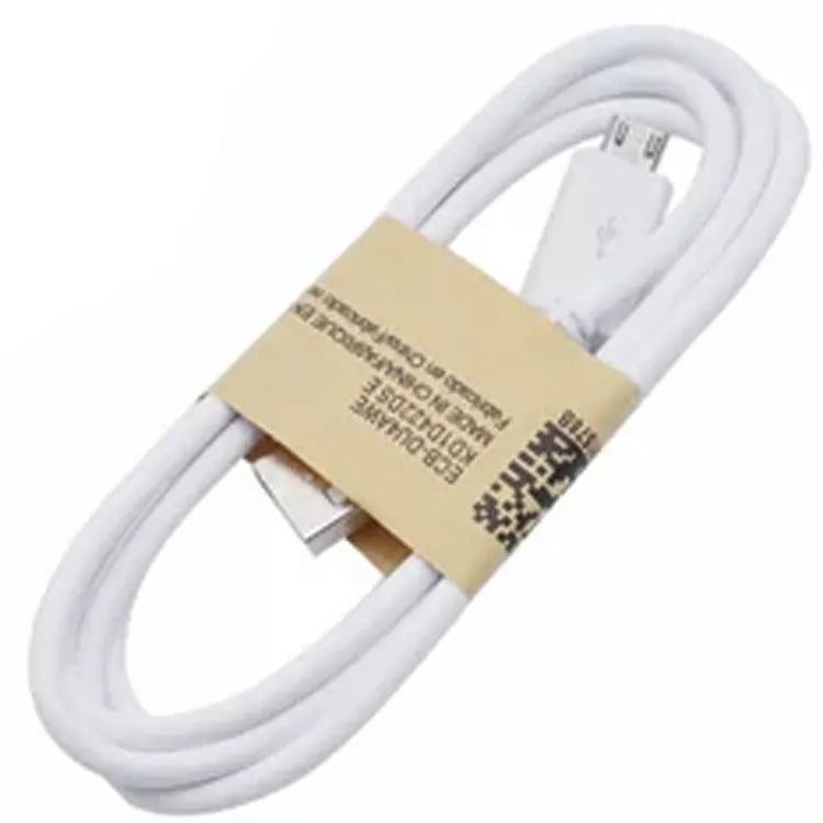 Android Micro USB data cable in black with 1 metre length for charging and data transfer