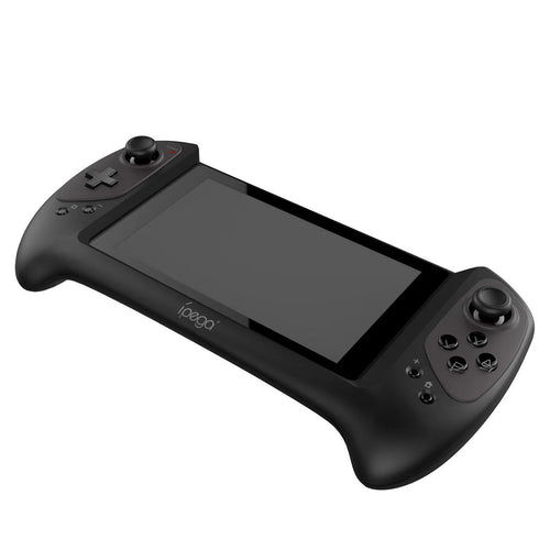 Black Bluetooth wireless gamepad for Nintendo Switch with ergonomic grip and TYPE-C connector