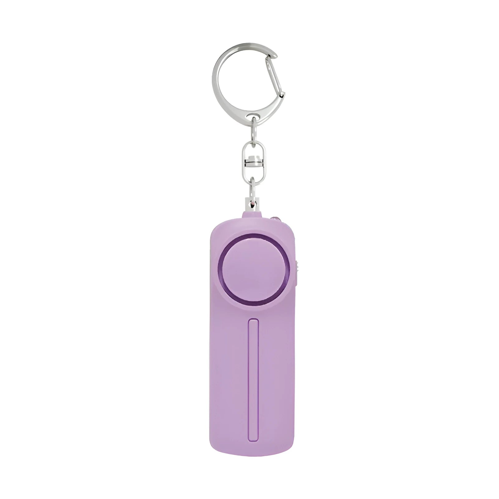 Girls self-defense alarm in pink with compact 86x30x20mm ABS plastic casing