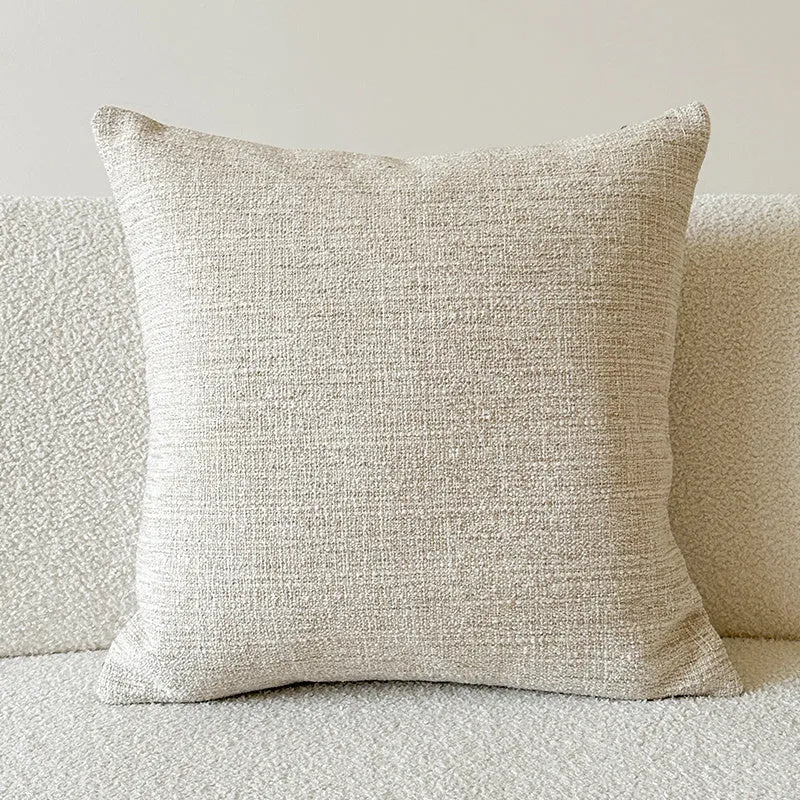 American-style jacquard paisley pillow cover in amber colour showing plant and flower pattern
