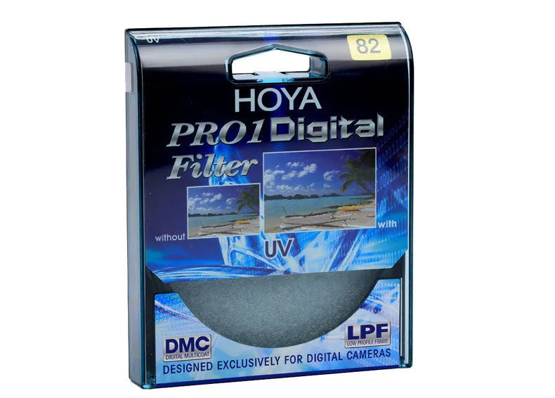 Black multi-coated camera filter protector for UV and mirror filters