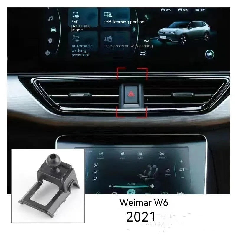 GOODWAY car dashboard mobile phone bracket with 360-degree rotation for navigation