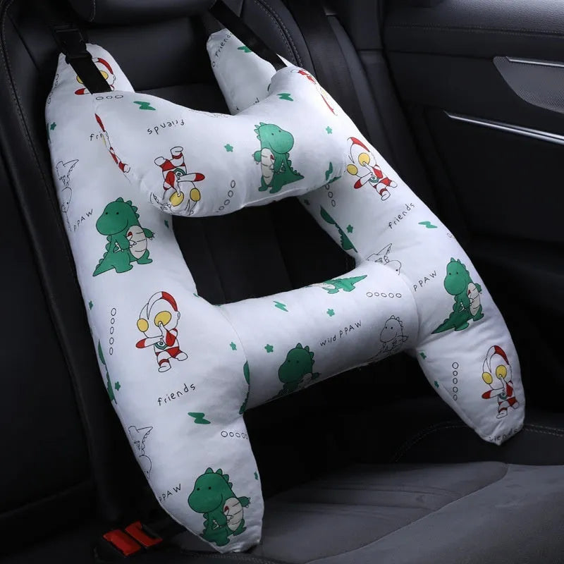 55x70cm automotive headrest pillow with pearl cotton filling showing pattern options