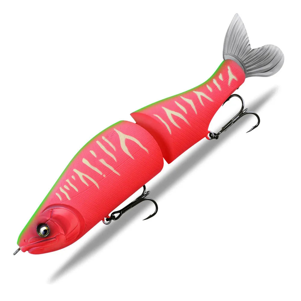 185mm soft plastic fishing bait in realistic fish design for bass fishing