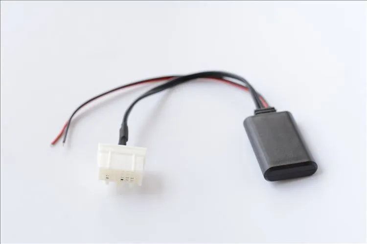 Black Bluetooth audio cable for Mazda cars with AUX connection for 2006+ models