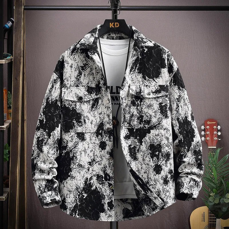 Casual lapel shirt coat in polyester available in multiple colours including blue, black, red, apricot and violet