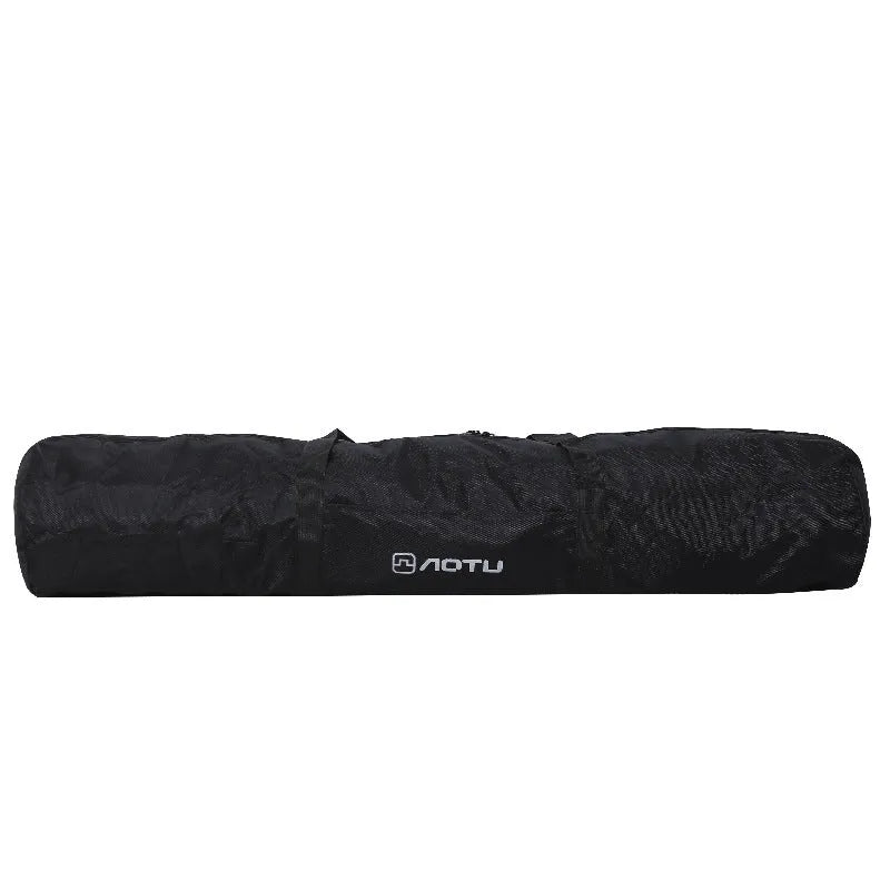 Green waterproof storage bag for camping tables and chairs with carrying handles