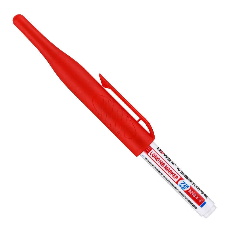 15.2cm quick-dry oil marker pen in black, red, blue and green ink colours for waterproof industrial marking