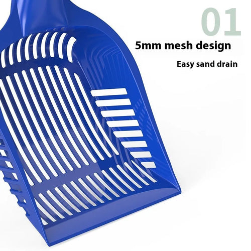 PP plastic cat litter scoop in red, yellow or blue colour with small or medium size options