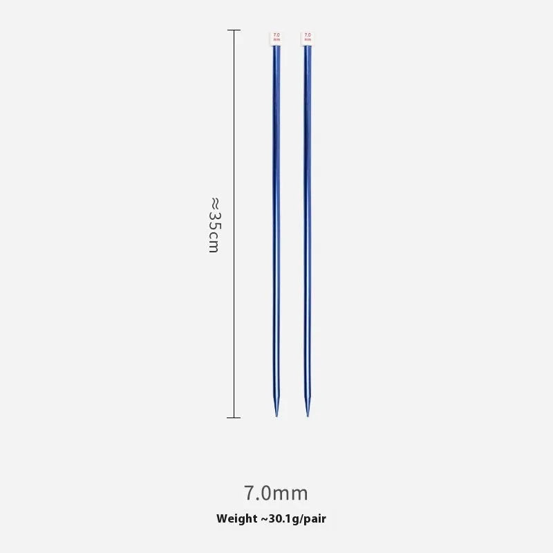 Complete set of 28 crochet hooks in 14 sizes from 2.0mm to 10.0mm with protective caps