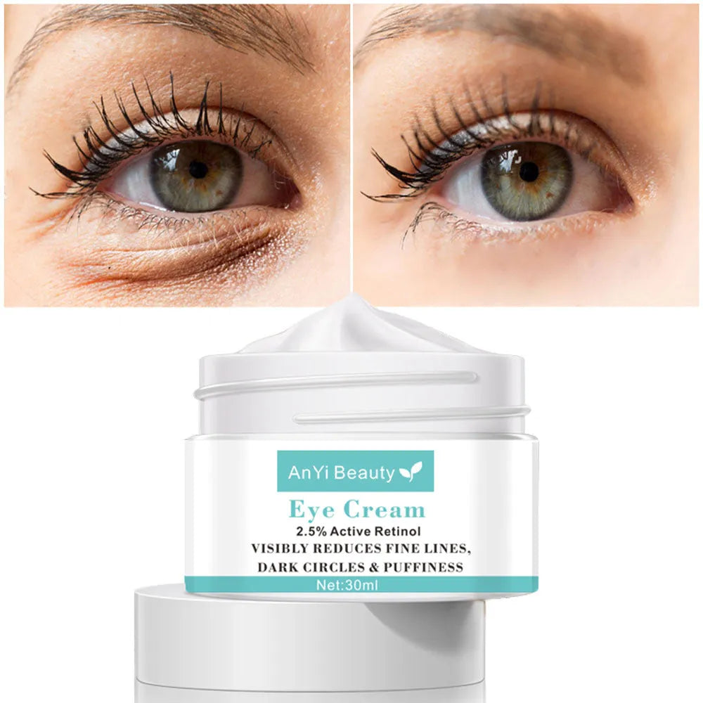 Wish Beauty 30ml eye cream in pump bottle packaging