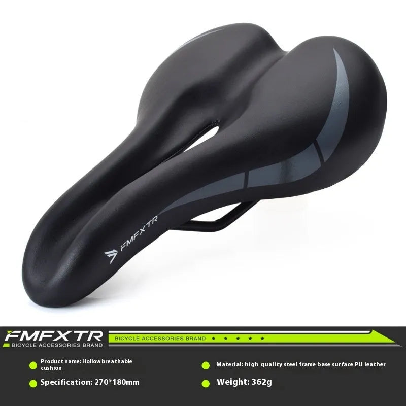 Bicycle seat cushion with hollow design showing 3147 colour and 270mm x 180mm dimensions
