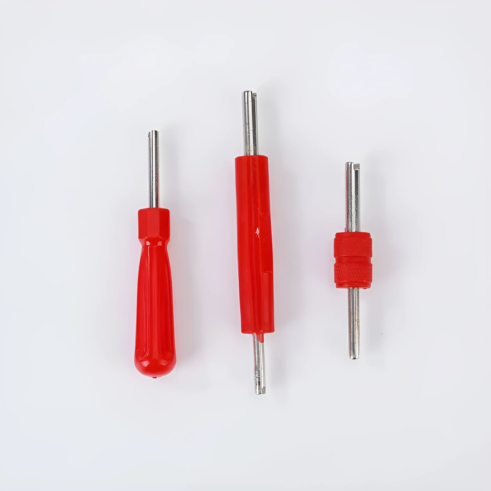 Single-head aluminium alloy valve wrench with 1-inch jaw opening in three colour style options