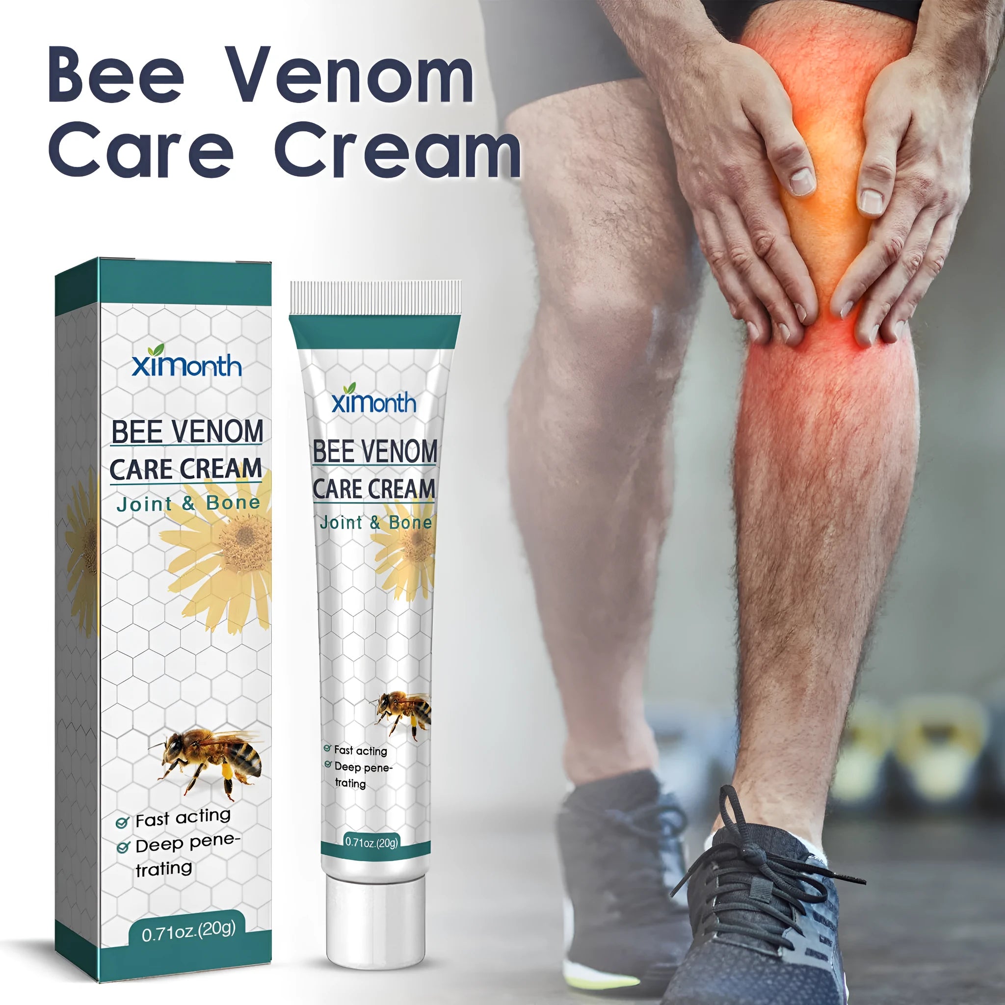 20g tube of joint pain massage care cream for universal skin types