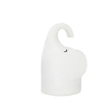 White elephant silicone night light with soft LED glow for bedroom bedside