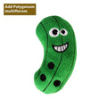 Catnip-filled plush cat toy in six food shapes: burrito, cone, cucumber, mushroom, pineapple, and pizza