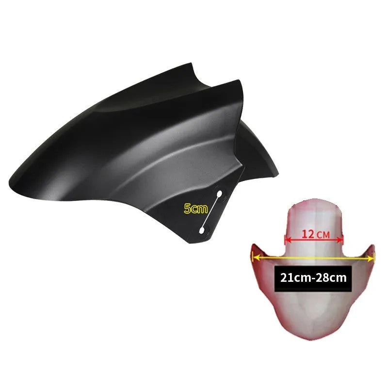 Electric car front wheel fender replacement part in ABS plastic, shown in a selection of available colours.