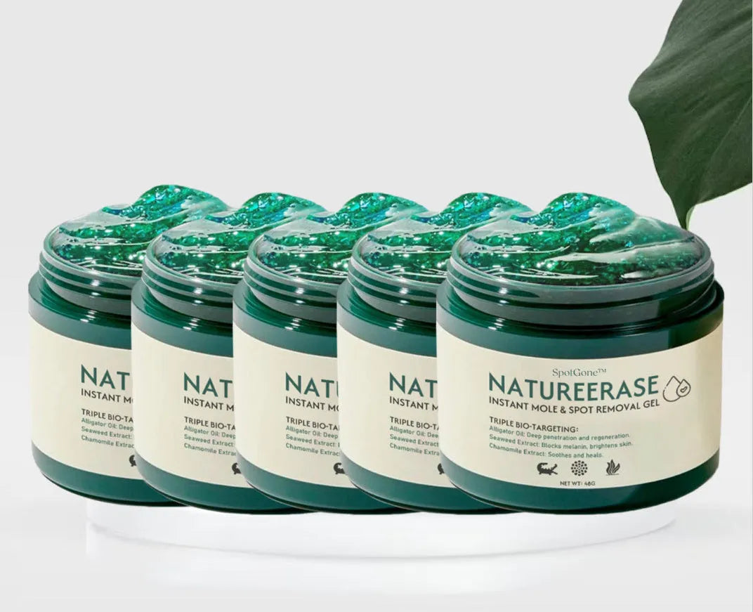 Natureerase Instant Mole Spot Removal Gel 45g tube for facial and body skincare treatment