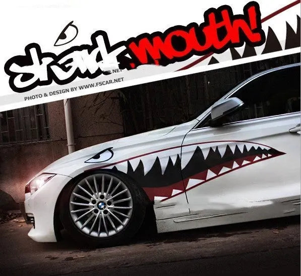 Shark Series PVC car body sticker decal for vehicle customisation, shown in large format.