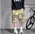 Men's American retro workwear camouflage shorts in loose cropped summer style