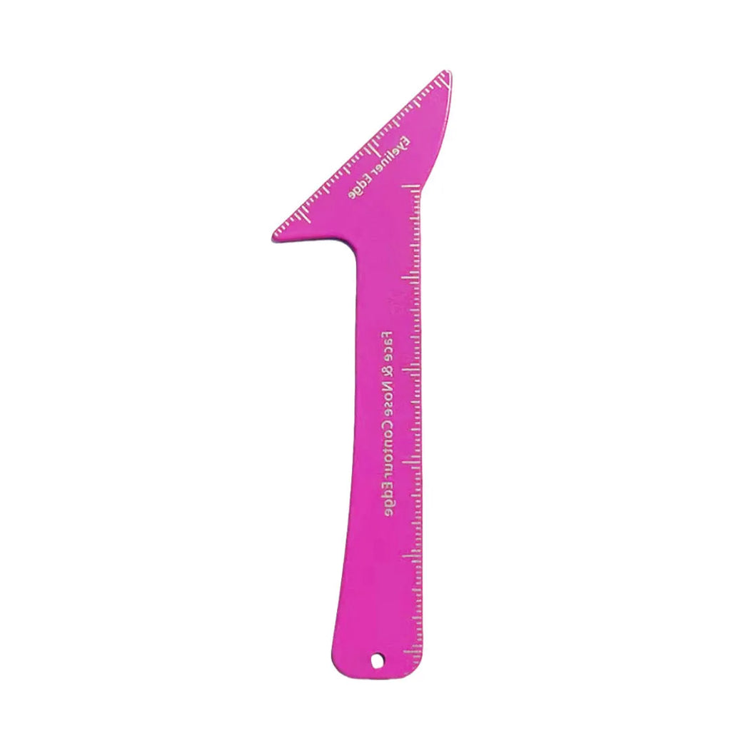 Reusable 3-in-1 eyeliner stencils tool for hooded eyes makeup application in pink colour