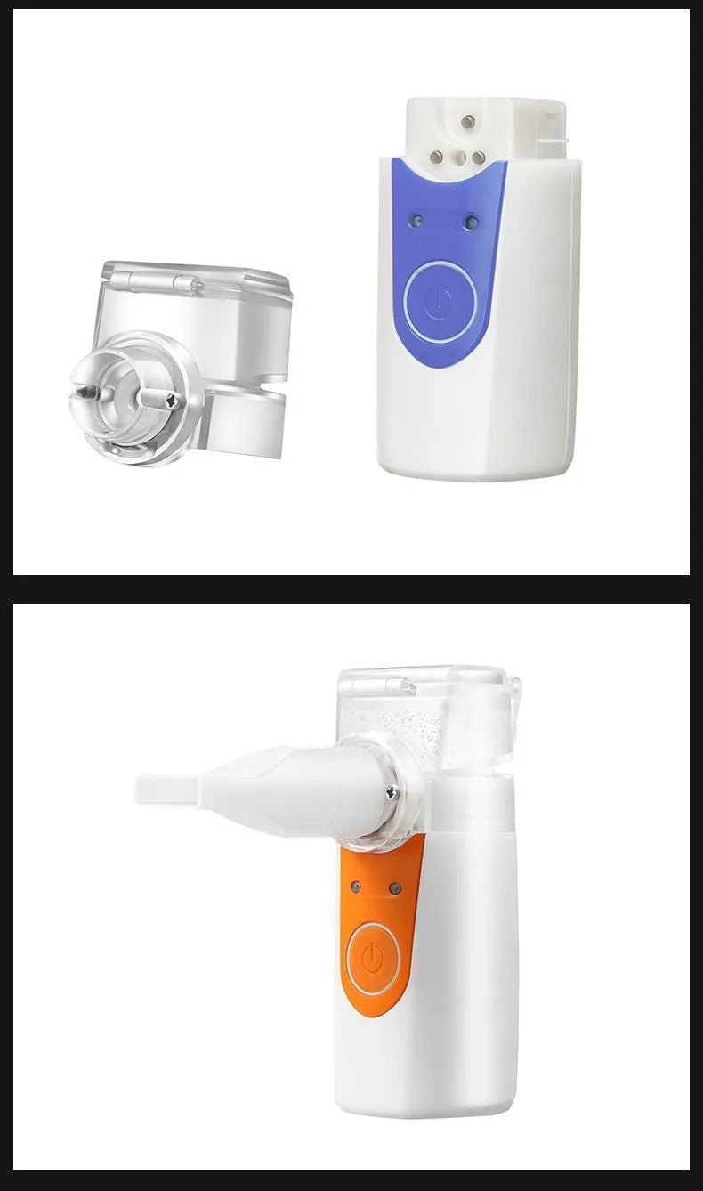 USB handheld nebuliser spray machine with columnar design for household drug atomisation