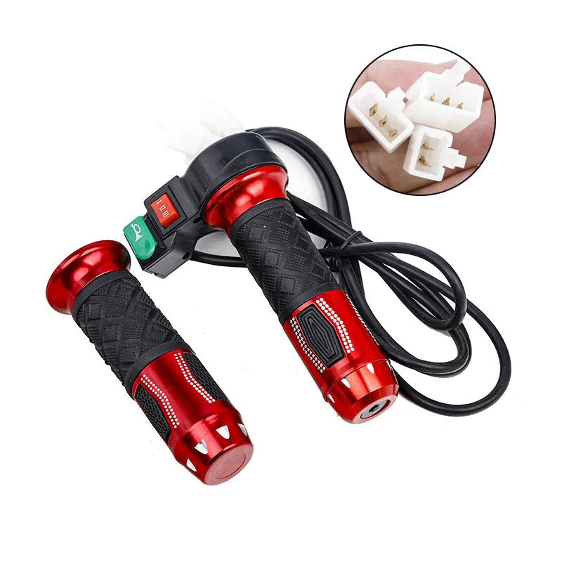 Plastic three-speed rotating accelerator handle for three-wheel electric car modification