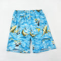 Men's floral print swimming trunks in multiple colour patterns with five-point design