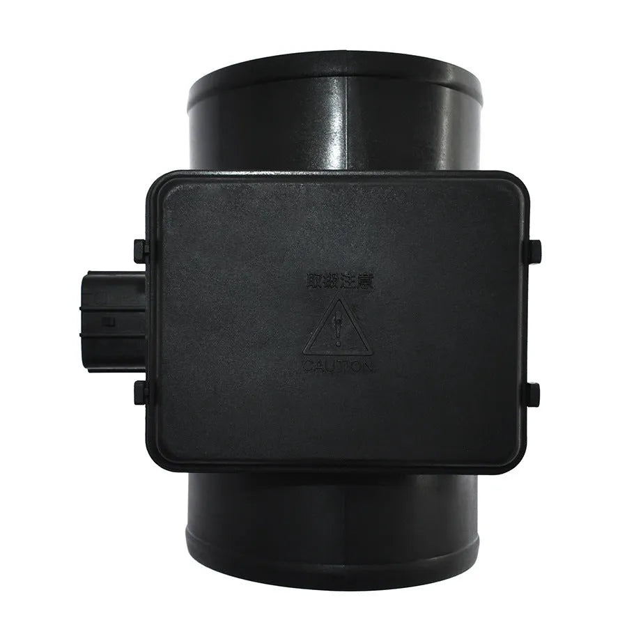 Black plastic automotive air flow meter sensor for engine diagnostics