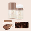 Veejaga mattifying powder compact for oil control on face and hairline in transparent, brown, dark brown shades