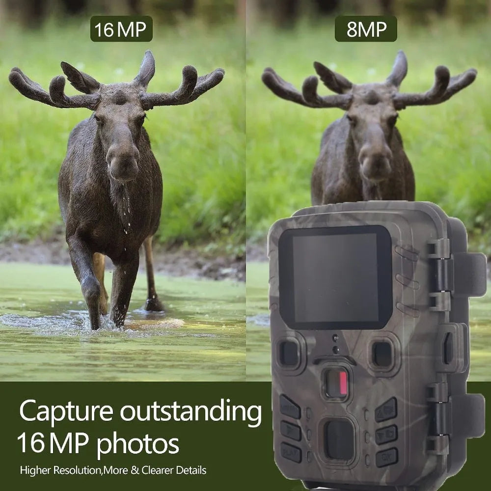 Black plastic monitoring infrared night vision device with TF card slot