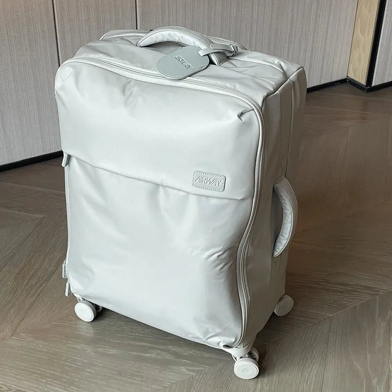 Ultra-light waterproof Oxford cloth suitcase with universal wheels in a choice of colours