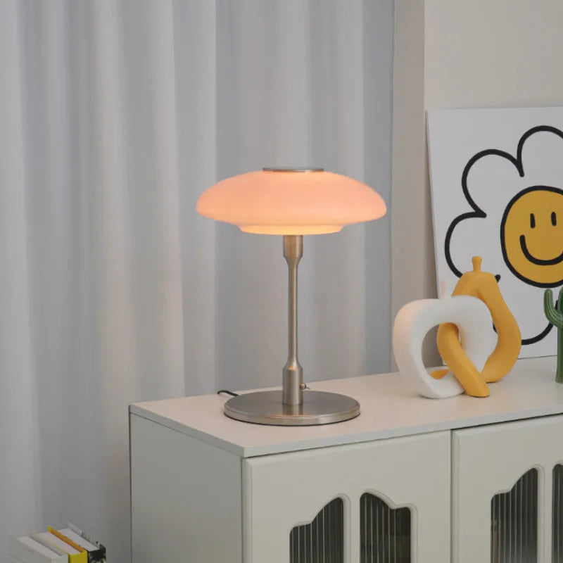 Vintage Korean style ambient light with nickel-plated metal holder in a choice of colours.