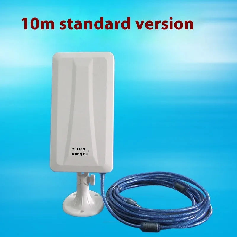 White high-power USB wireless network card for desktop and laptop computers