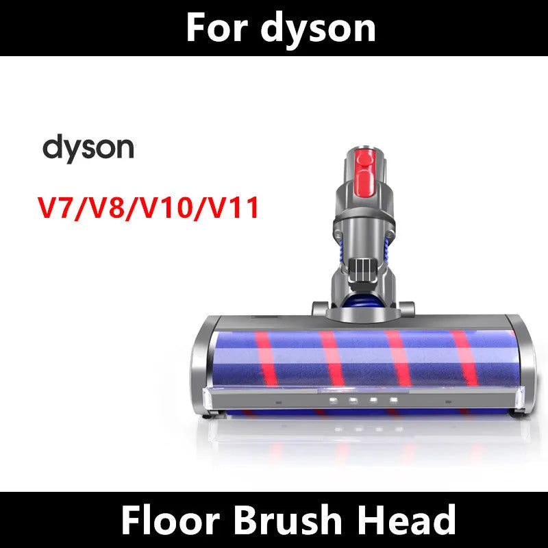 Replacement soft velvet floor brush head for Dyson V7 V8 V10 V11 vacuum cleaners