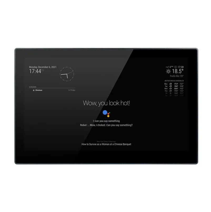 13.3-inch computer voice assistant main control touch display with ABS casing
