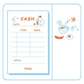Daily countdown notes notebook with 50 pages measuring 65x100mm in eight design options