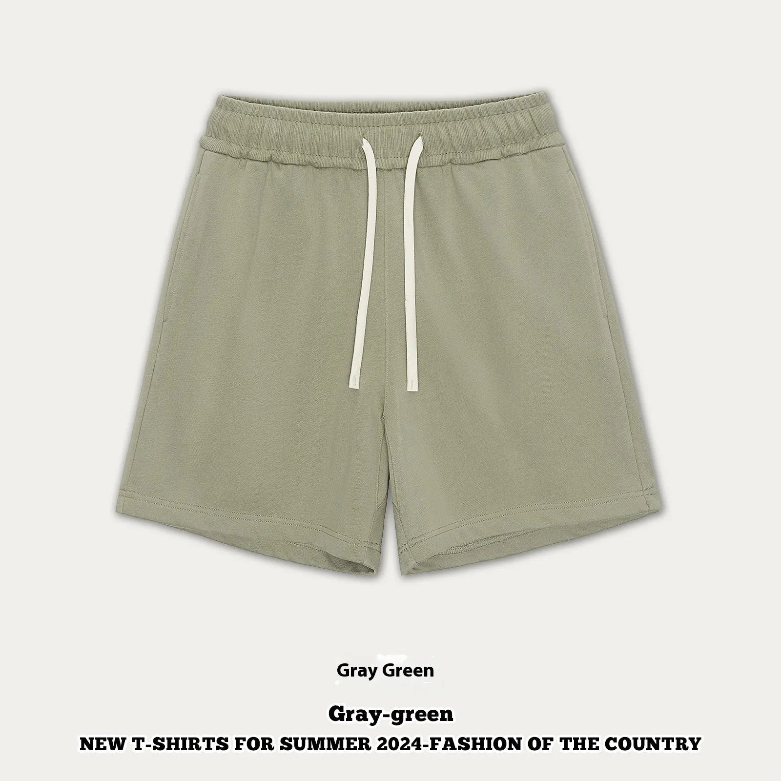 Loose fit cotton denim casual shorts for baby boys and girls in charcoal grey colour