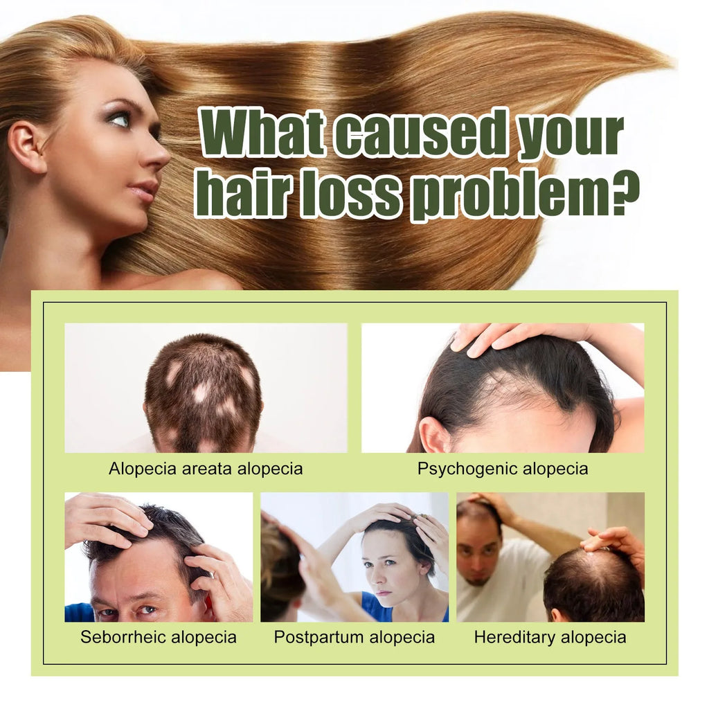 60ml bottle of anti-fall repair hair oil for softening and moisturising dry hair ends.