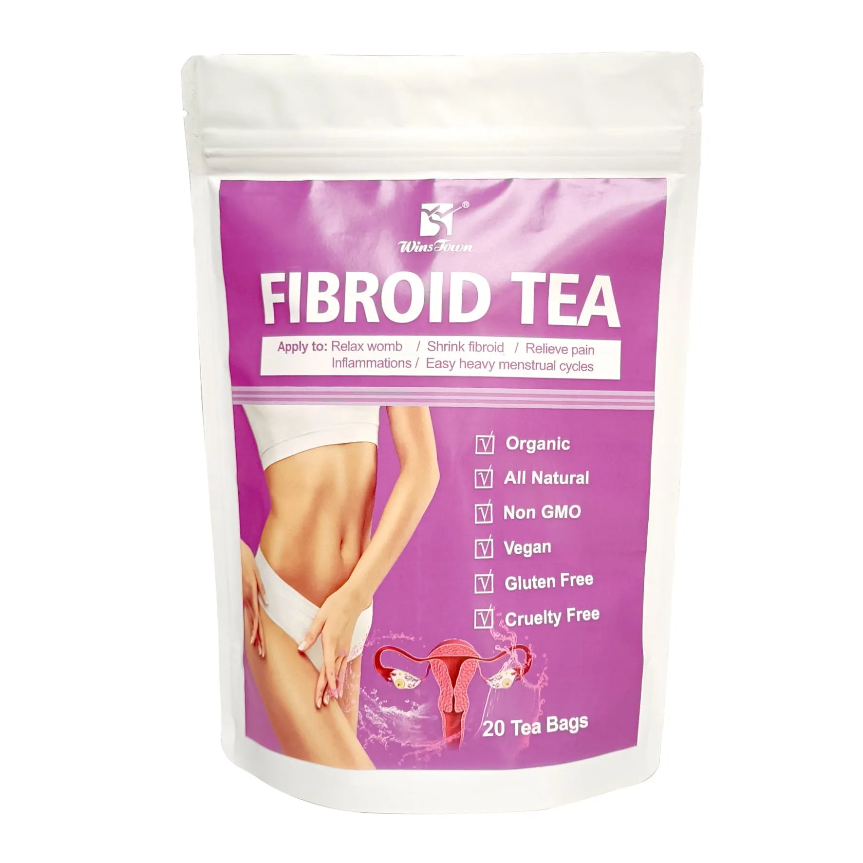 Herbal tea fibroid tea bag with C83 Winstown packaging specification