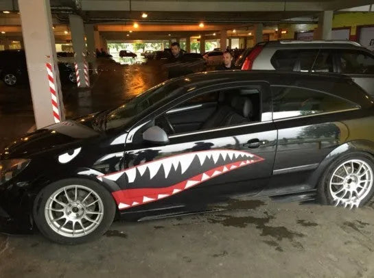 Shark Series PVC car body sticker decal for vehicle customisation, shown in large format.