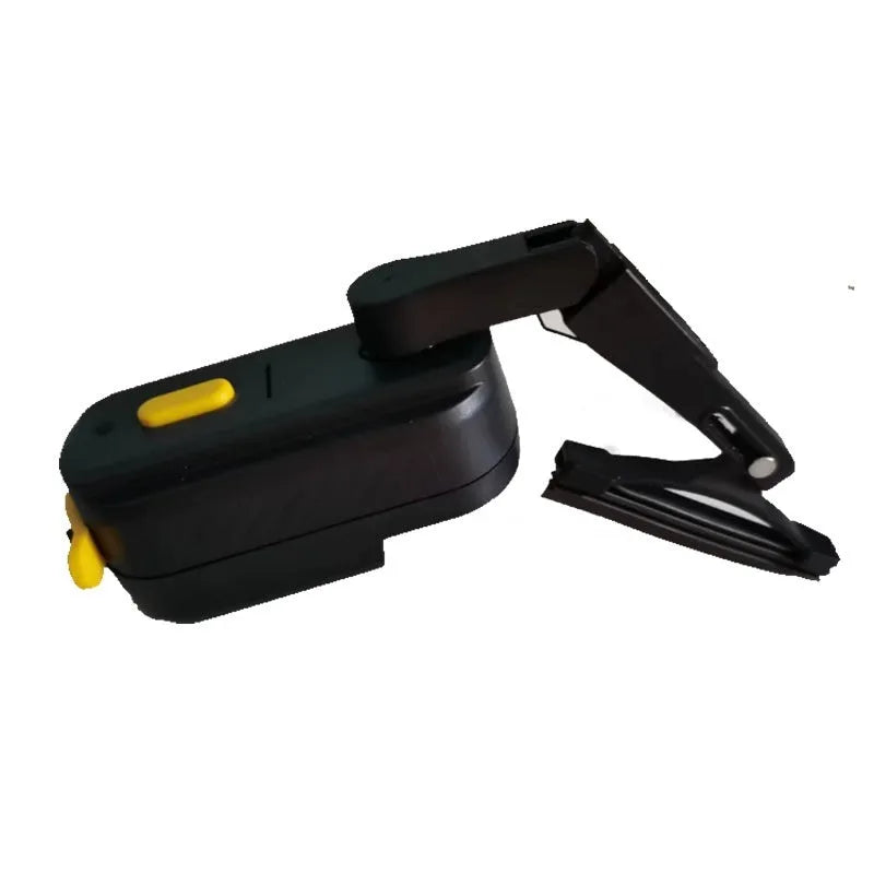 Black TZ-HW065 smart helmet wiper unit with 65mm blade for motorcycle helmet installation.