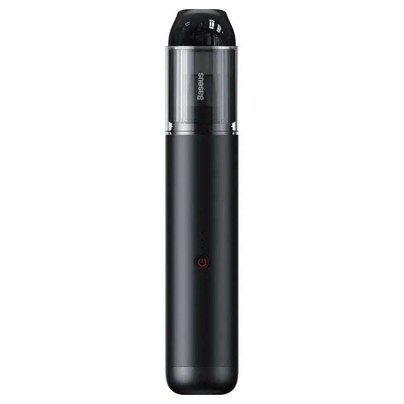 Wireless handheld car vacuum cleaner in black with 135W power and Type-C charging port